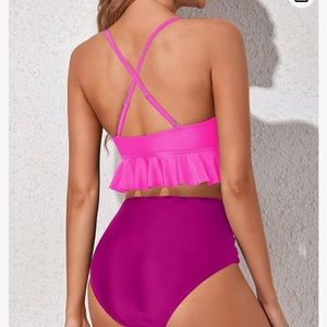 Coskaka bikini swim top tummy control swimsuit swimwear top brand new